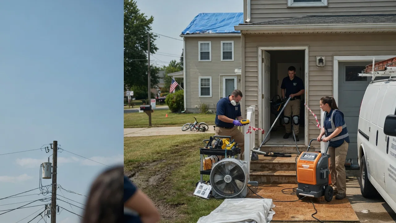 Water Damage Repair in Sandyville, WV near me